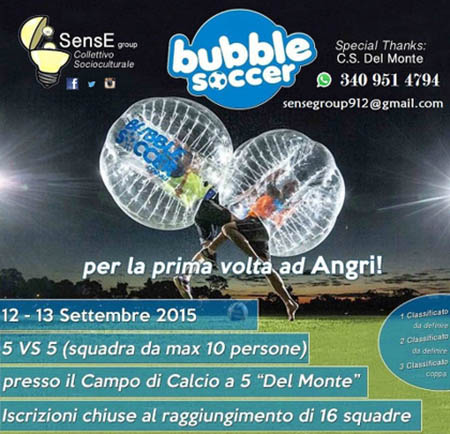 angri Bubble soccer torneo